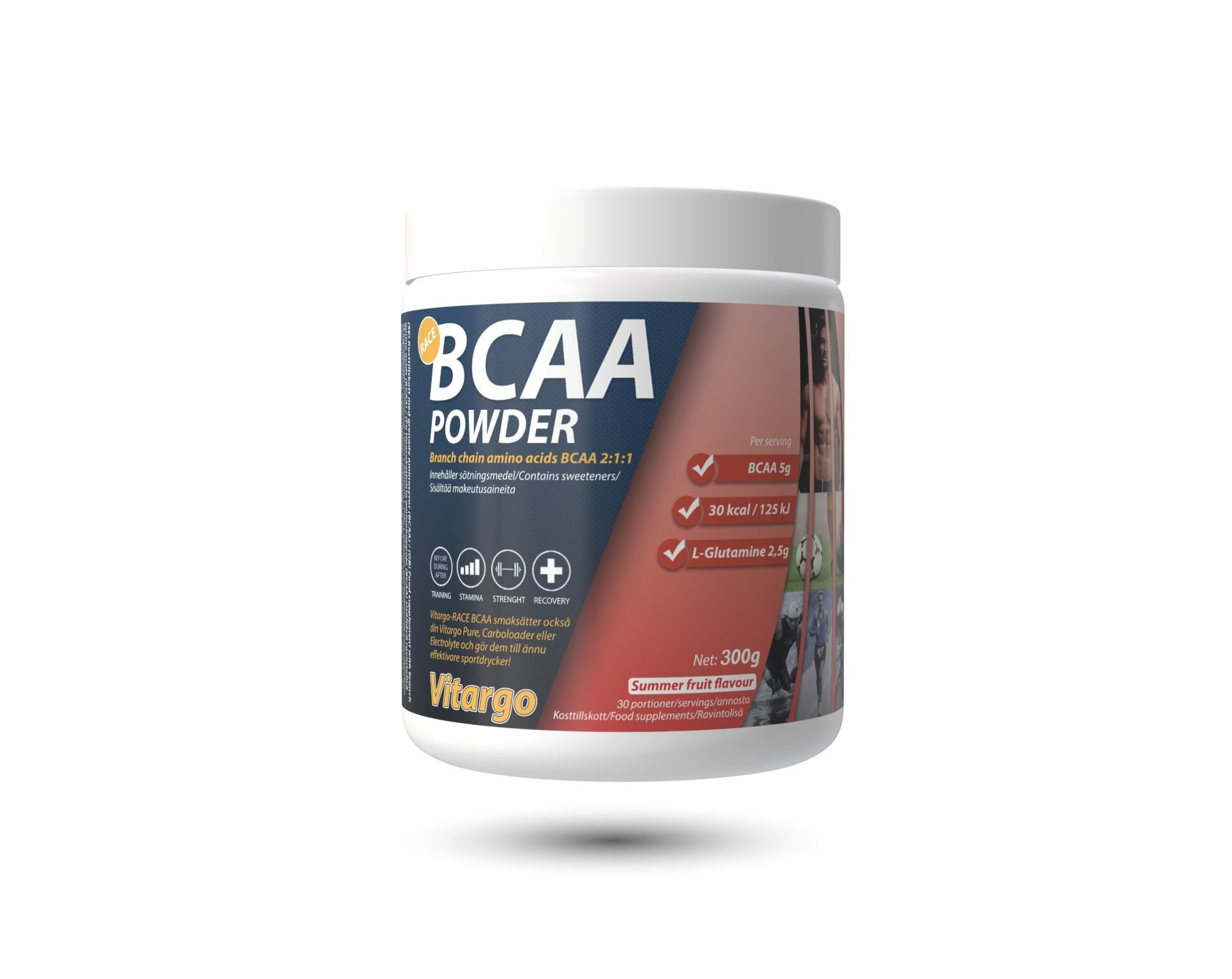VİTARGO BCAA+GLUTAMINE  300 GR (30 SERVİS) SUMMER FRUIT AROMA